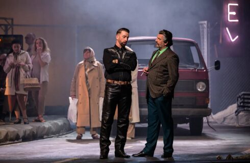 Giacomo Puccini: Manon Lescaut, Státní opera, 2025 – Csaba Kotlár, František Zahradníček (foto Serghei Gherciu)