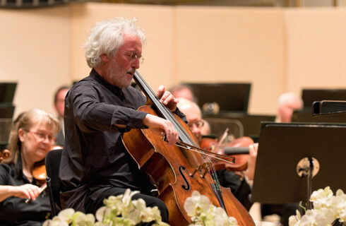 Slovenská filharmonie: Šostakovič Weinberg Prokofiev, 21. března 2025, Koncertní síň Slovenské filharmonie – Mario Brunello a Slovenská filharmonie (foto Ján Lukáš)