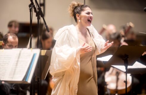 Bella Adamova, 9. dubna 2025, Betlémská kaple, Praha (zdroj Symfonický orchestr Českého rozhlasu, foto Vojtěch Brtnický)