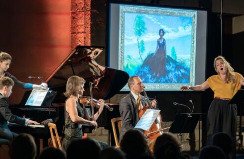 Stanislav Gallin, Petra Brabcová, Petr Malíšek, Alžběta Poláčková, 24. dubna 2025, Klášter sv. Anežky České, Praha (zdroj Symfonický orchestr hl. m. Prahy FOK, foto Petr Dyrc)