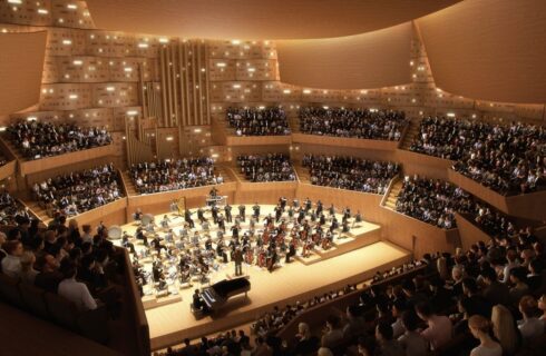 Dům kultury města Ostravy – vizualizace interiéru koncertního sálu (zdroj Dům kultury města Ostravy)