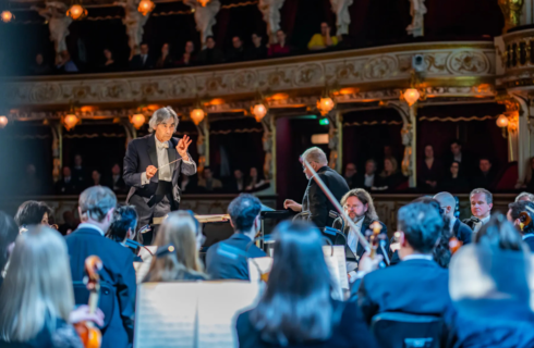 Opera Siegfried, 1. dubna 2025, Kent Nagano (dirigent), Christian Elsner (Mime), Drážďanský festivalový orchestr, Concerto Köln (foto Václav Hodina)